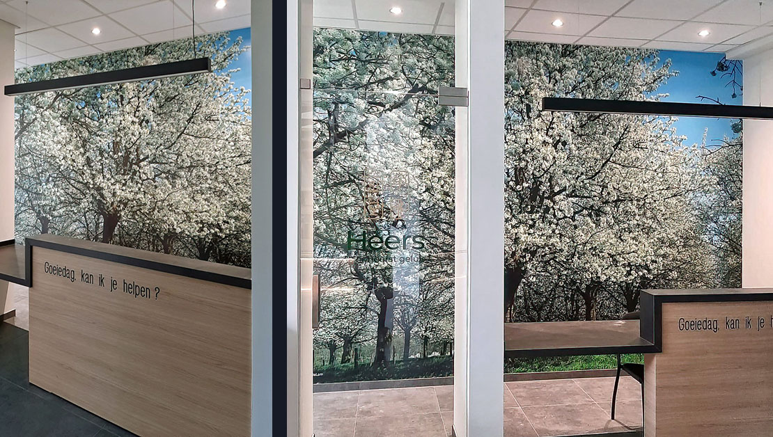 Indywidualna fototapeta na ścianie belgijskiego ratusza