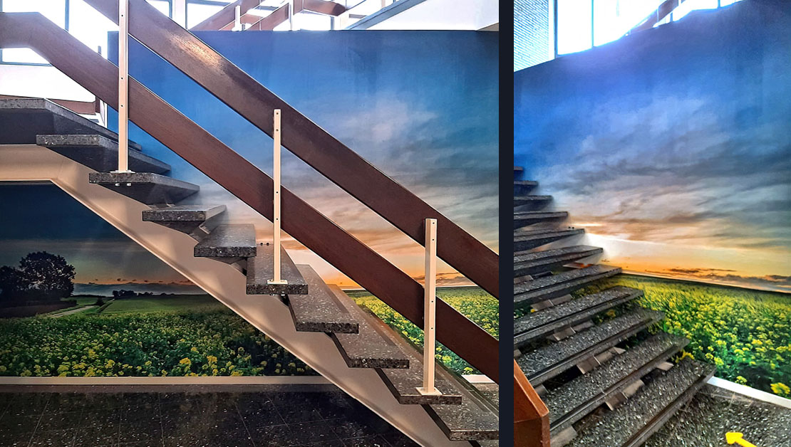 Indywidualna fototapeta na ścianie belgijskiego ratusza