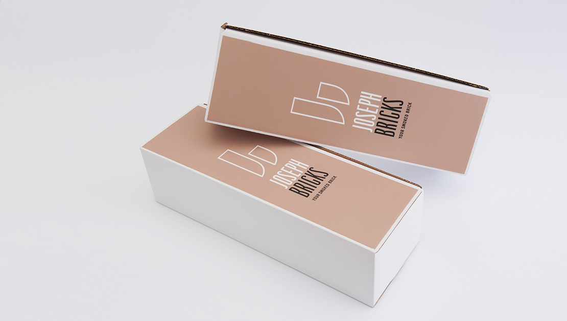 Samoprzylepne etykiety na pudełka Joseph Bricks