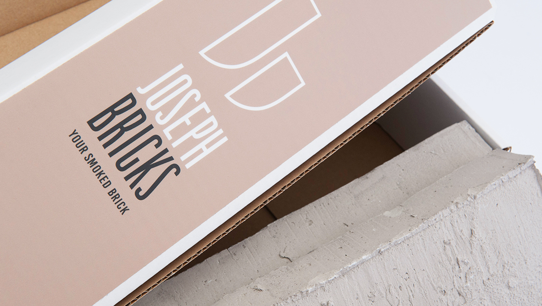 Samoprzylepne etykiety na pudełka Joseph Bricks