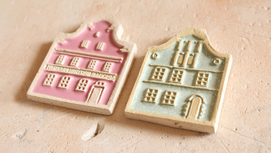 Magnesy ceramiczne dla Muzeum Historii Radomia