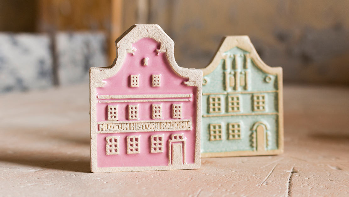 Magnesy ceramiczne dla Muzeum Historii Radomia
