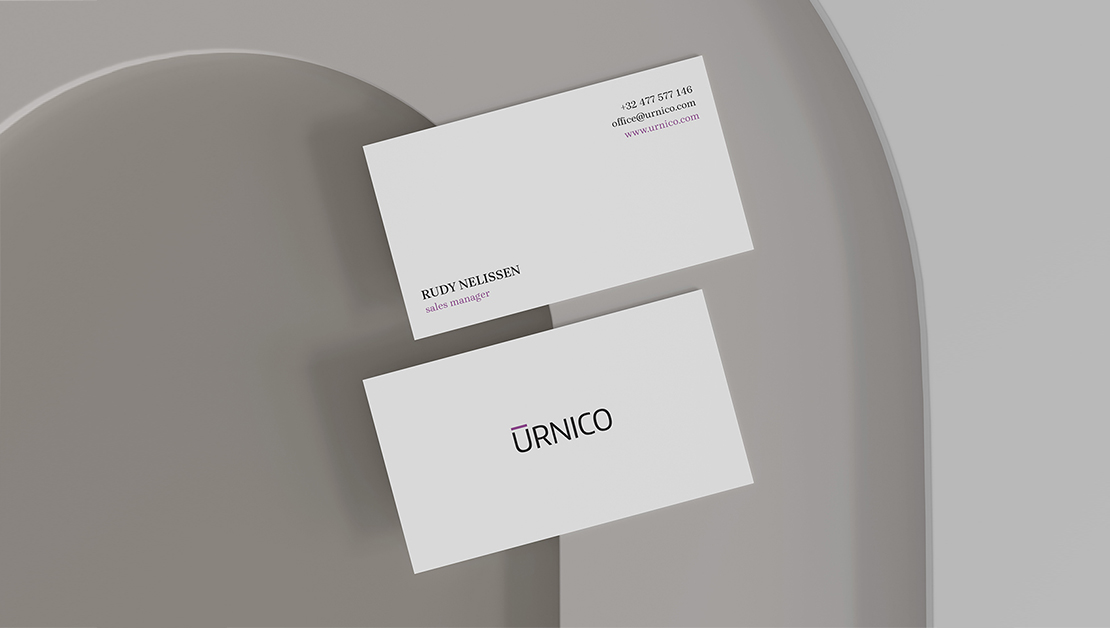 Idenyfikacja wizualna - wizytówki Urnico