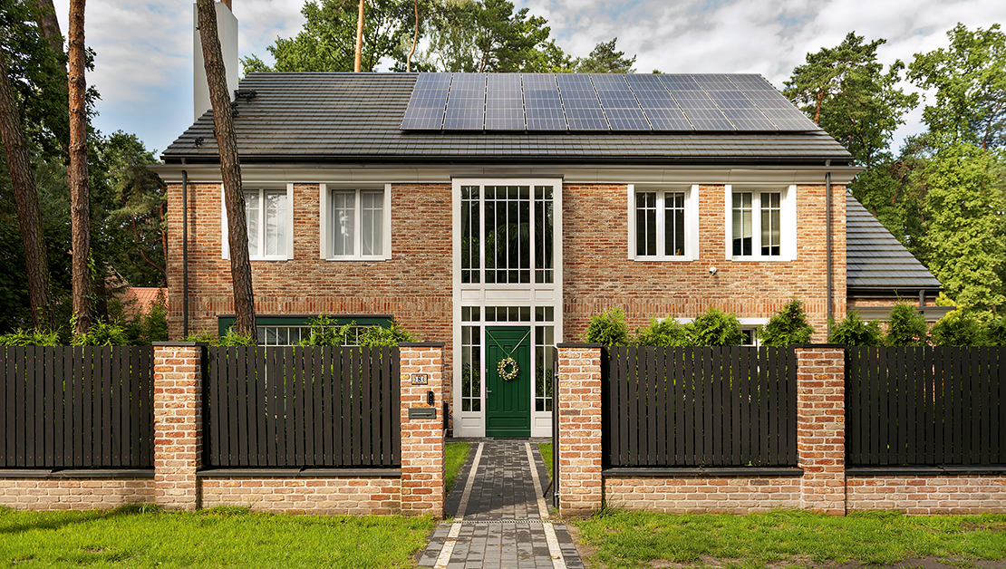 Sesja zdjęciowa dla Vandersanden - domek jednorodzinny w cegle