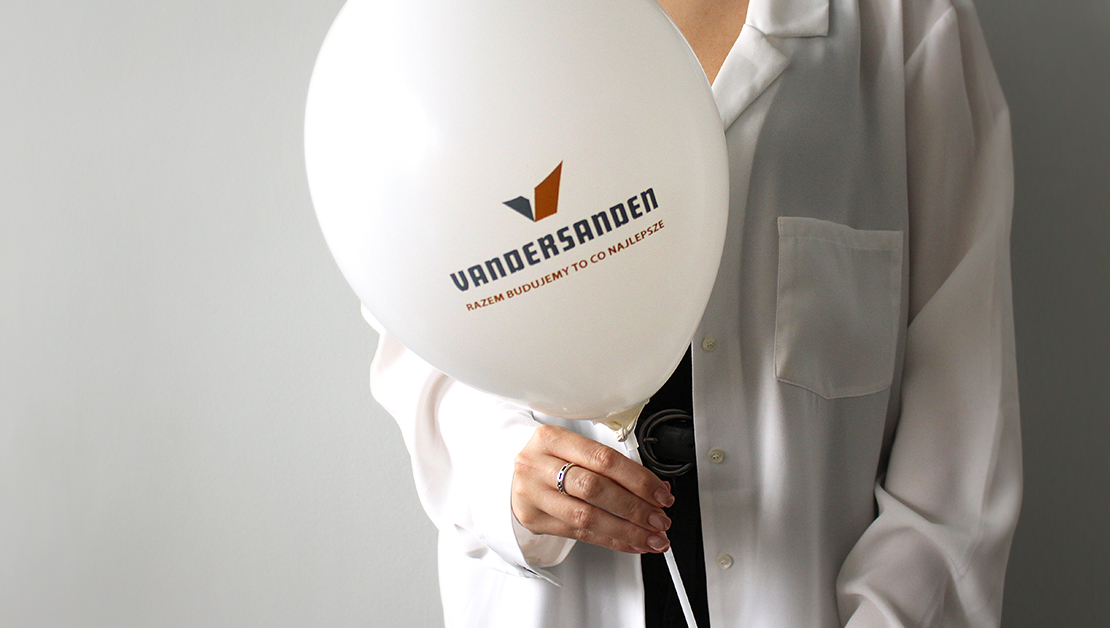 Balony z nadrukiem Vandersanden