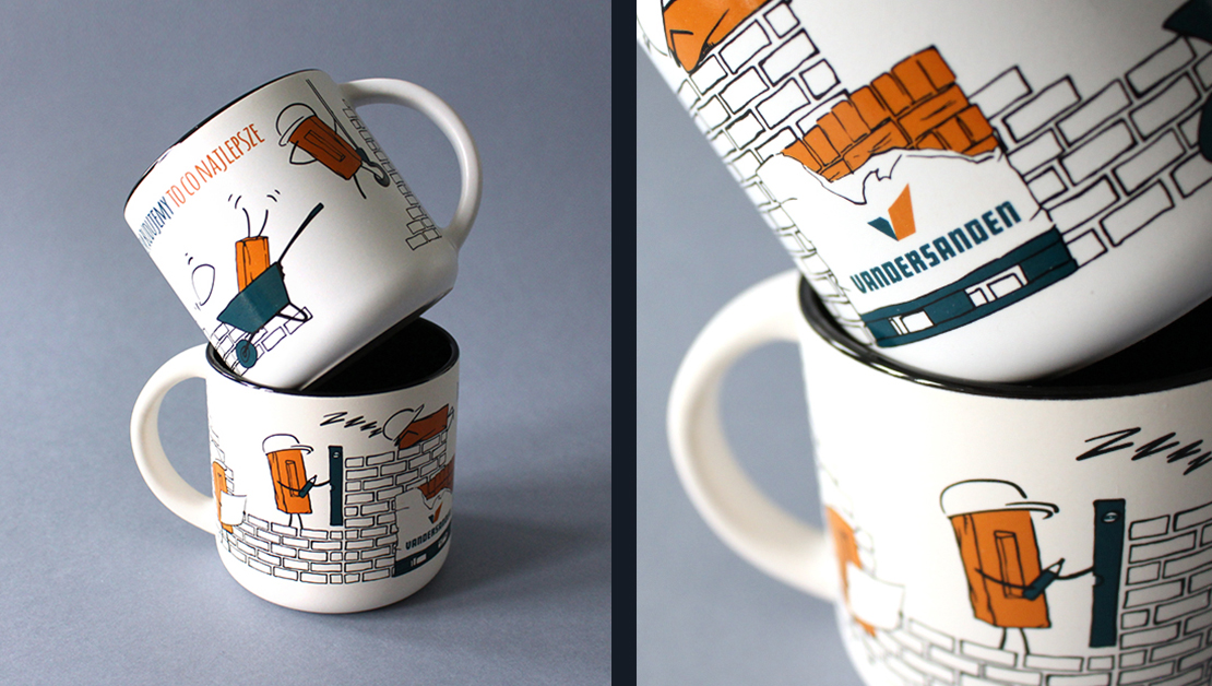 Kubek z nadrukiem Vandersanden