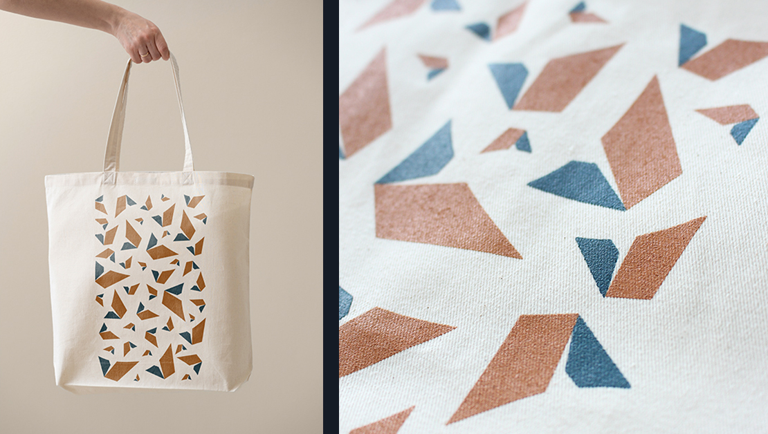 Torba lniana z nadrukiem Vandersanden