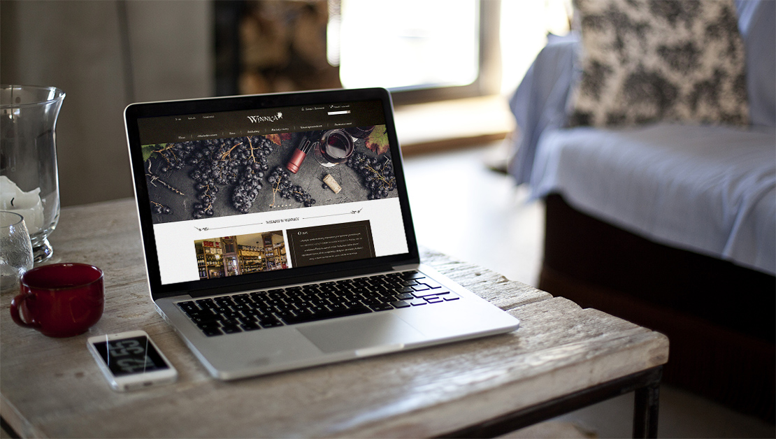 Projekt sklepu internetowego Winnica